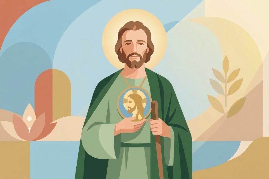 Heiliger Judas - Illustration prière catholique